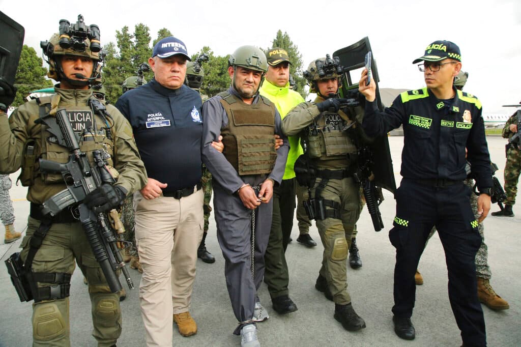 'Otoniel', uno de los criminales más peligrosos del mundo, va camino a una cárcel en EEUU