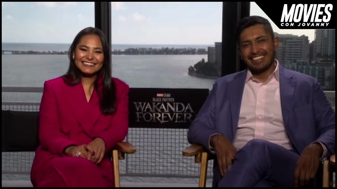 Tenoch Huerta y Mabel Cadena esperan que las comunidades latina y negra se unan gracias a Wakanda Forever