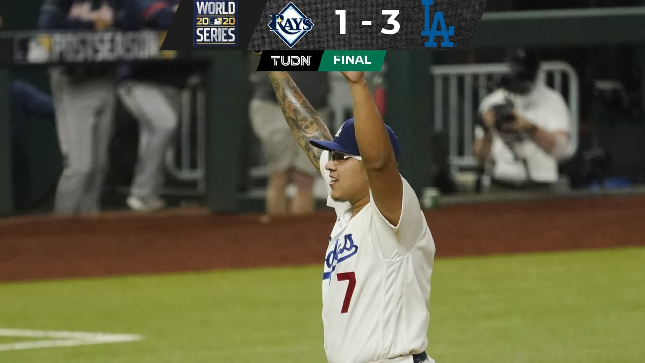 Sin embargo, los gritos desde Los Ángeles se unieron al triunfo de 
<b>Los</b> 
<b>Dodgers </b>que
<b> </b>derrotaron este jueves con un 1-3 a los 
<b>Tampa Bay Rays</b> en el sexto juego de la 
<b>Serie Mundial.</b>