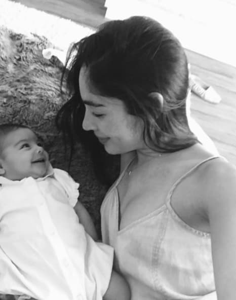 Naty se siente muy orgullosa de ser su mamá.