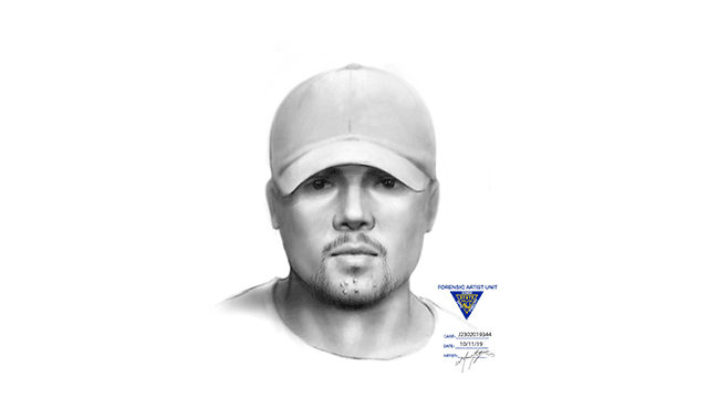 Boceto publicado por la fiscalía del condado de Cumberland