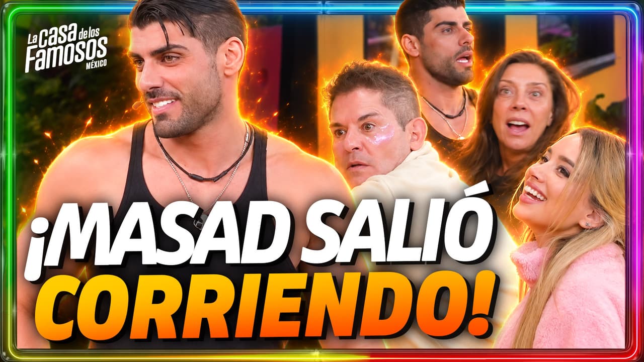 ¡MASAD VIO LA CARA Y SALIÓ DISPARADO! Todos se ríen de la reacción de Masad.