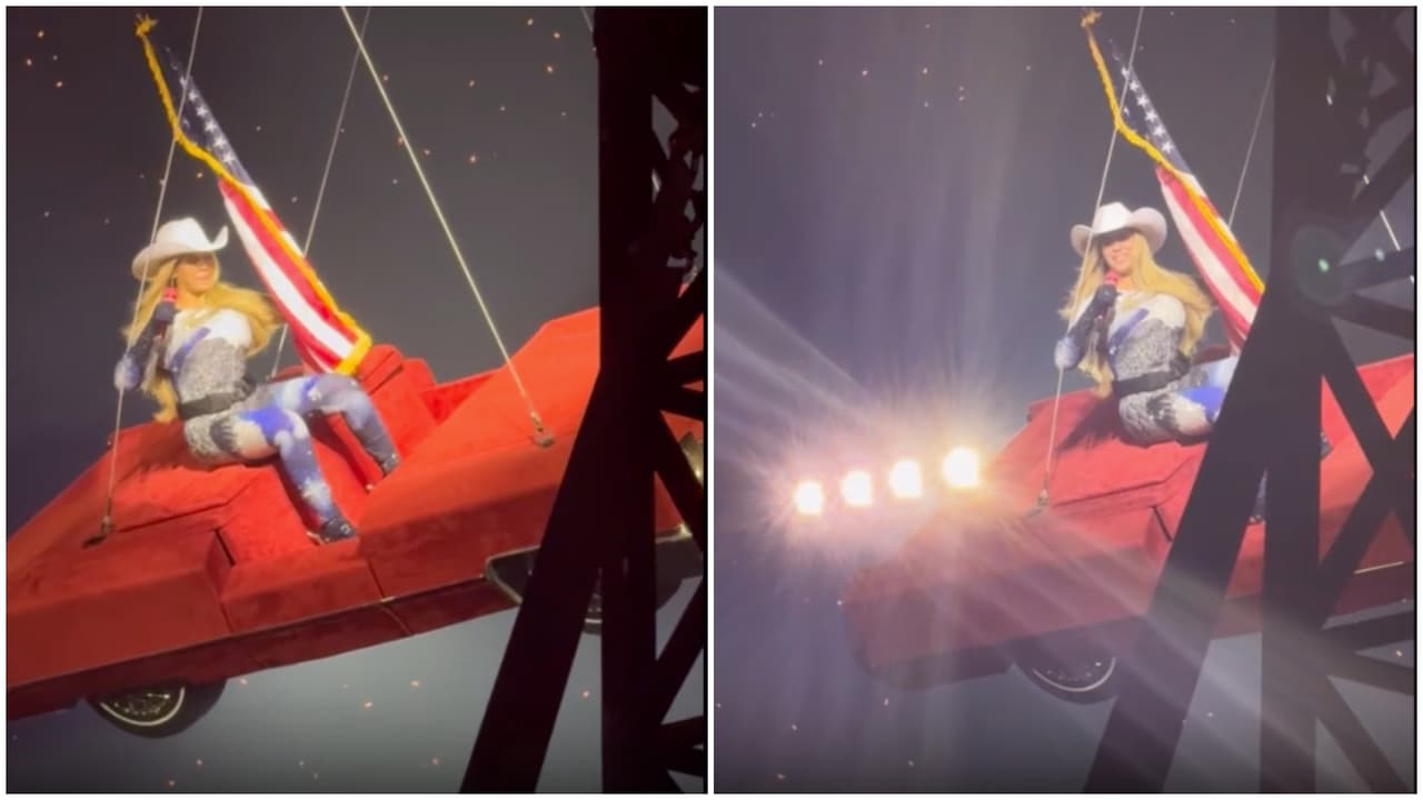 “¡Para, para!”: Beyoncé detiene show en Houston tras fallo en su coche volador