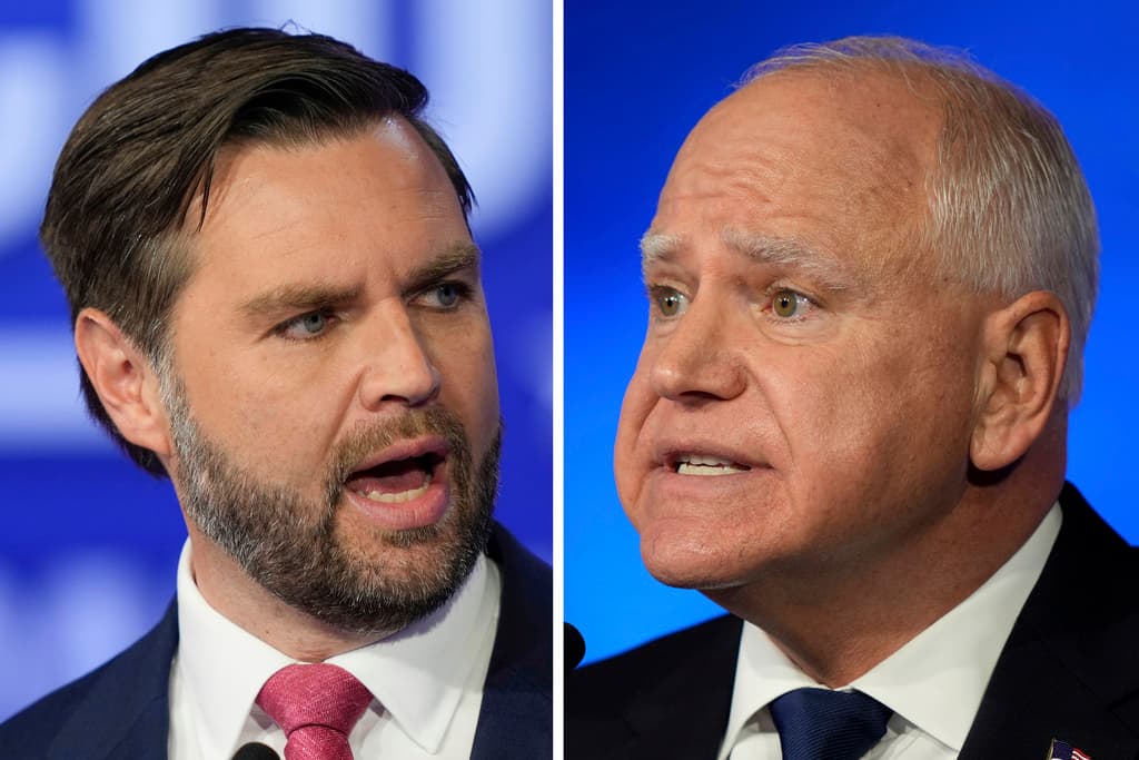  Debate vicepresidencial: Vance y Walz se enfrentan en inmigración, aborto, economía y democracia en un debate sin brillo