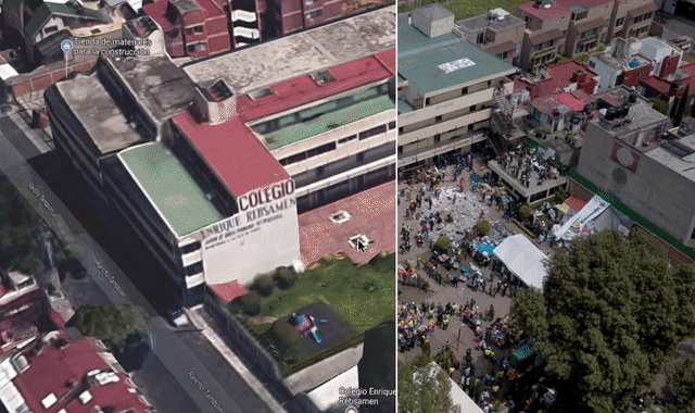 Fotos Interactivas: Ciudad de México antes y después del terremoto