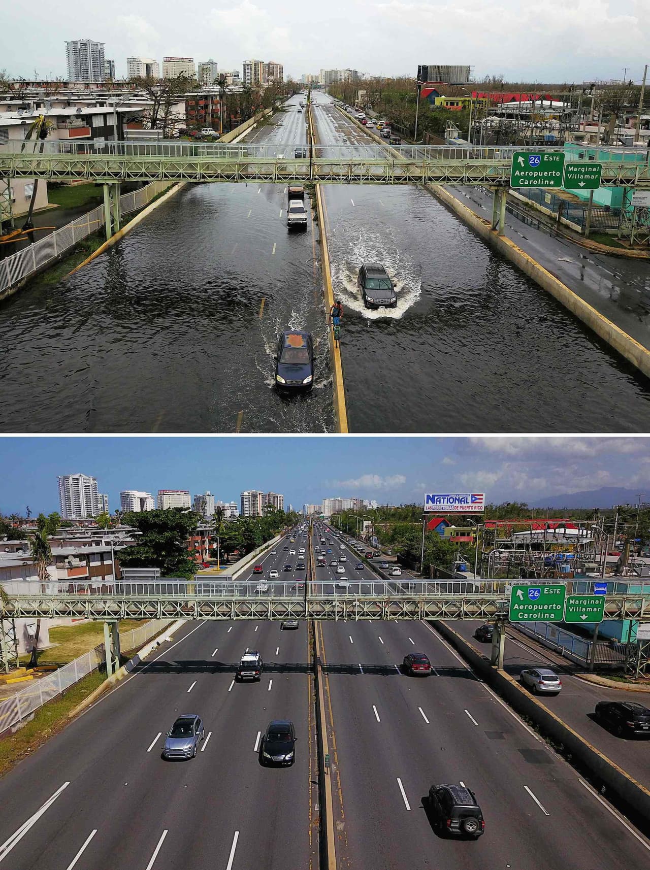 El Expreso Baldorioty de Castro en San Juan.