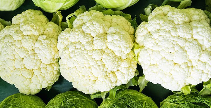 Otros elementos vegetales favorables para un Libra son la coliflor.