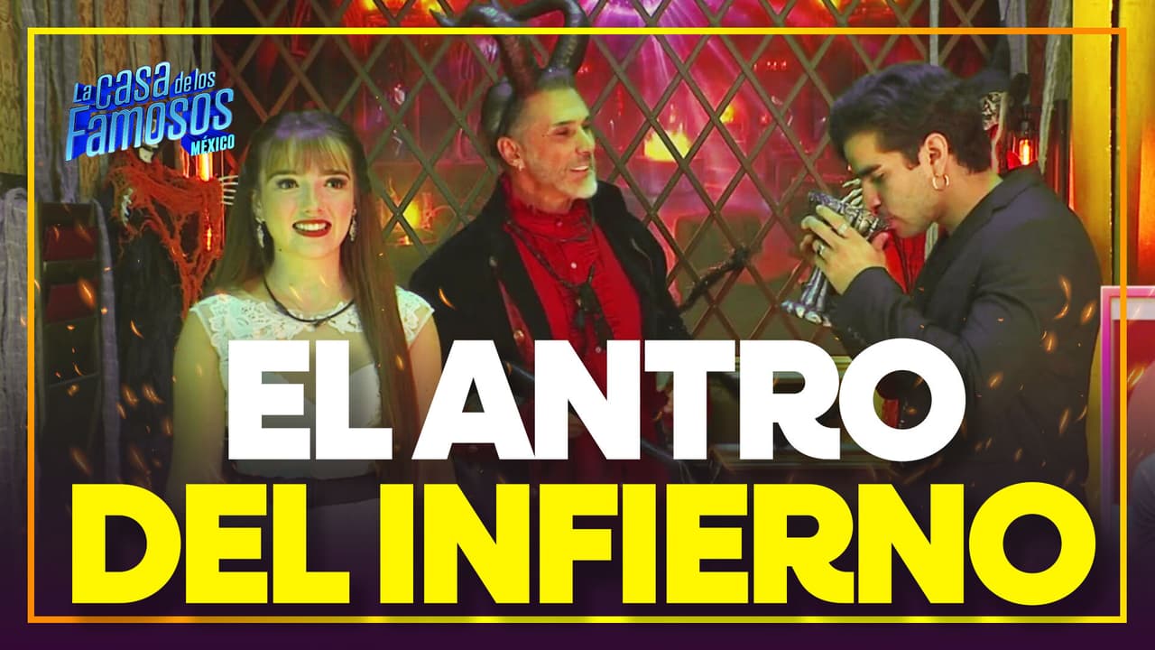 Sergio Mayer invita a Elaine y Aarón al antro del Infierno