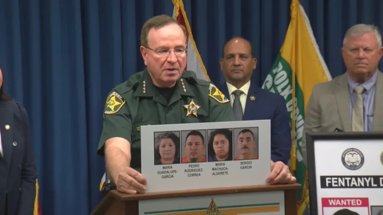 Decomiso histórico: cuatro hispanos arrestados en la “mayor incautación de fentanilo del condado Polk”