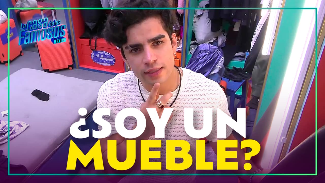 Aarón cuestiona si lo verán como un mueble en La Casa