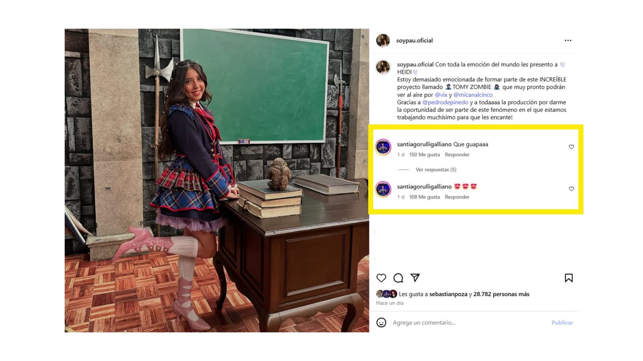 Ella es Paula Cacho, actriz e 'influencer' que sale con Santiago Rulli.