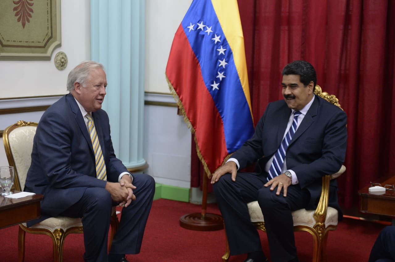 Shannon ya había visitado a Maduro en Miraflores el 22 de junio de 2016.