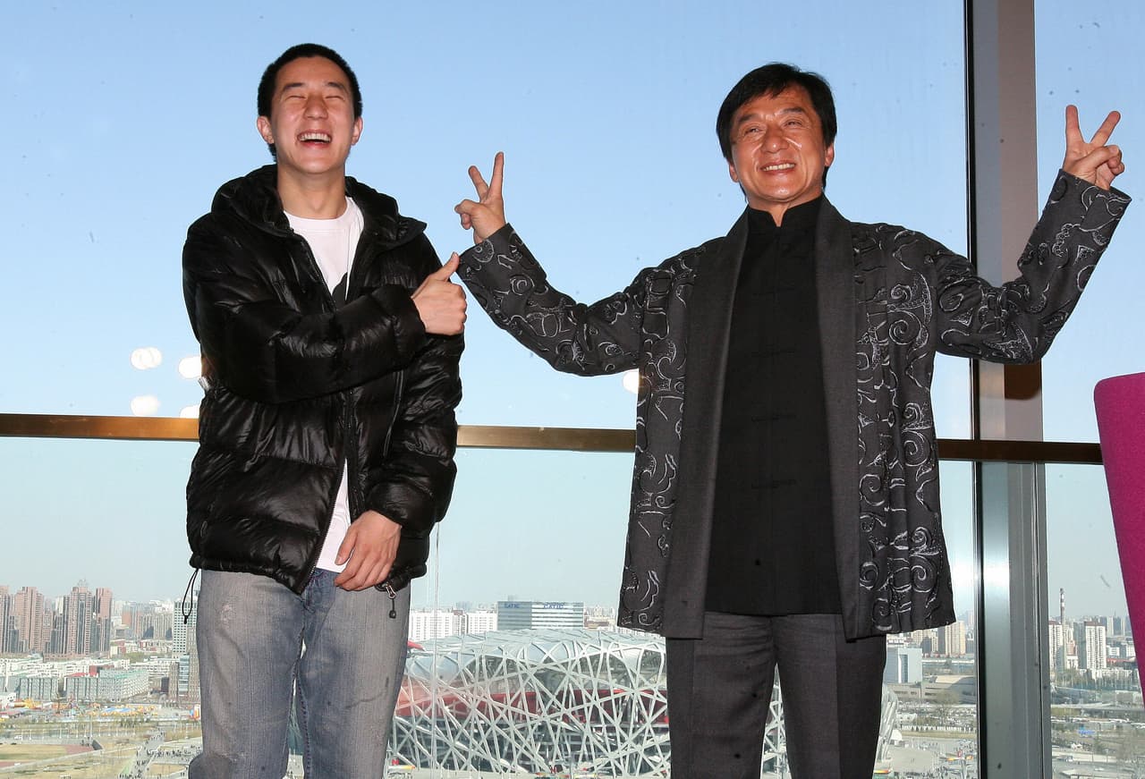 Jackie Chan y su hijo Jaycee