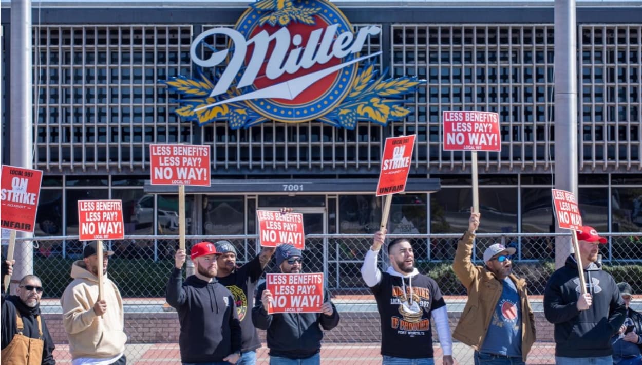 Estalla huelga de trabajadores de Miller en Fort Worth por no llegar a un acuerdo salarial