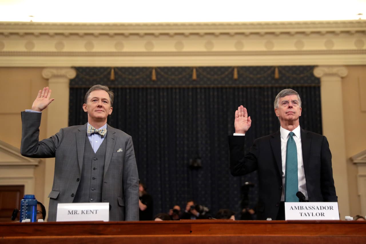 Nuevas revelaciones, testimonios clave y tuits de Trump: las conclusiones  del primer día de audiencias públicas del 'impeachment'
