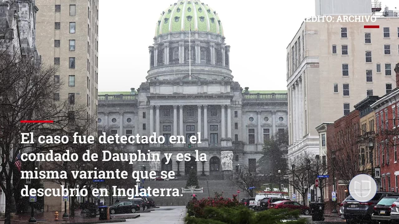 Pensilvania confirma su primer caso de la variante del coronavirus