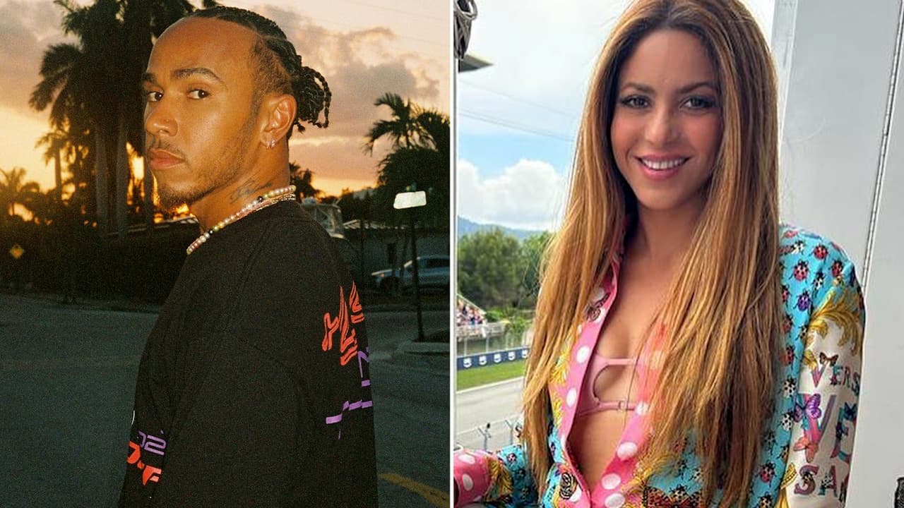 Shakira y Lewis Hamilton se fueron de antro en Barcelona, mientras Piqué se pasea con Clara Chía