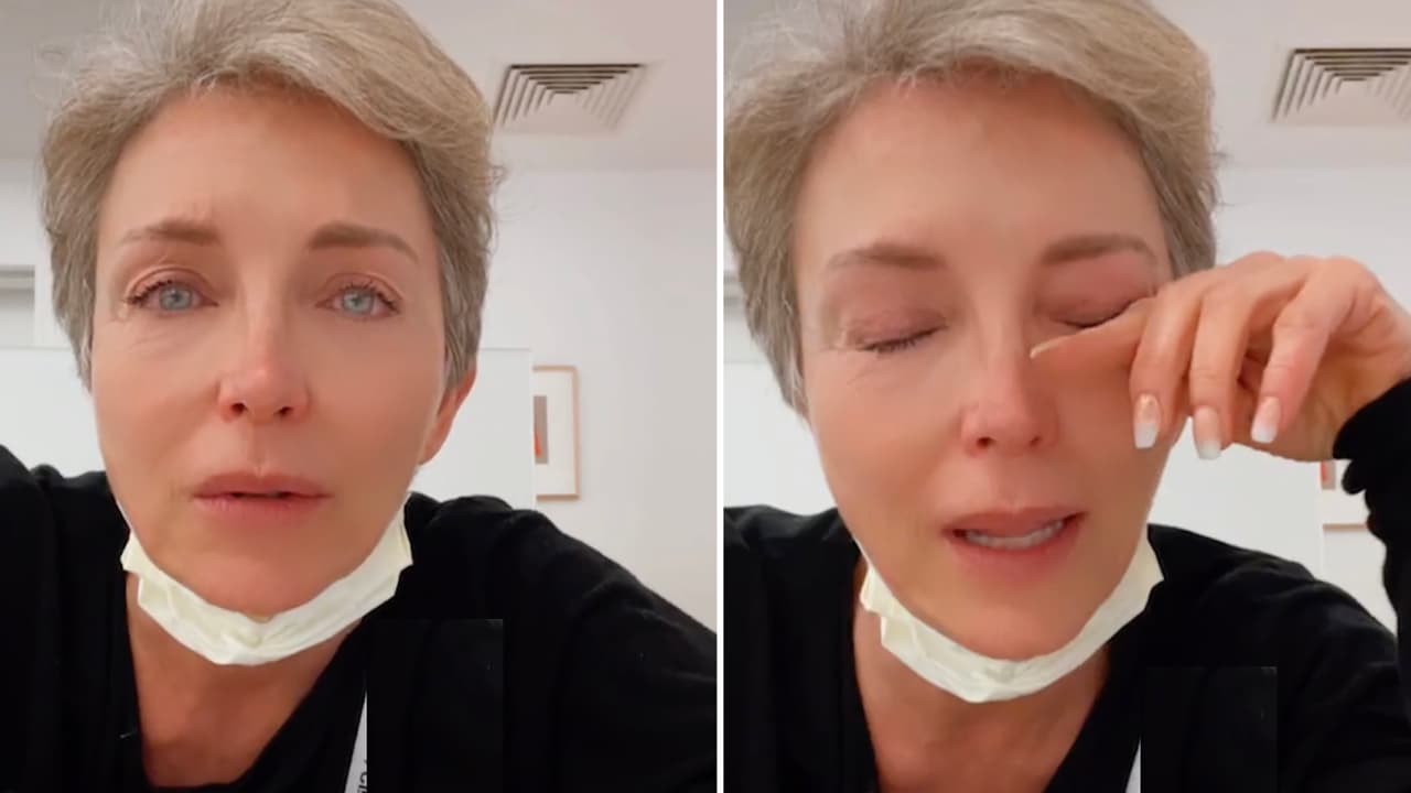 Laura Flores llora al hablar de su hijo que fue hospitalizado: dice que ya lo pudo abrazar