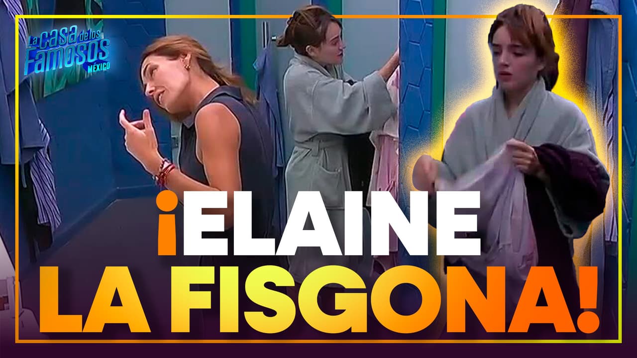 Abelito toma sus precauciones con Elaine al saber de que espía por el “hoyito” del baño