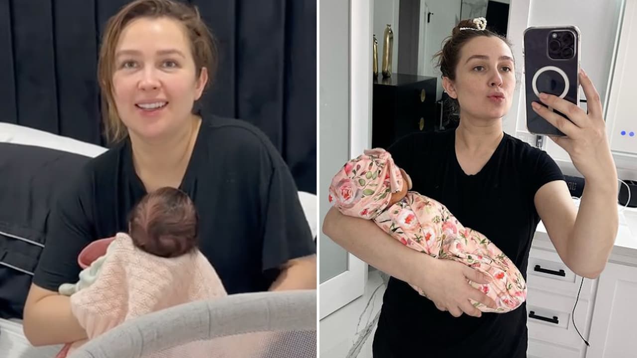 Kenia Ontiveros muestra su "triste realidad" tras dar a luz a su cuarta hija