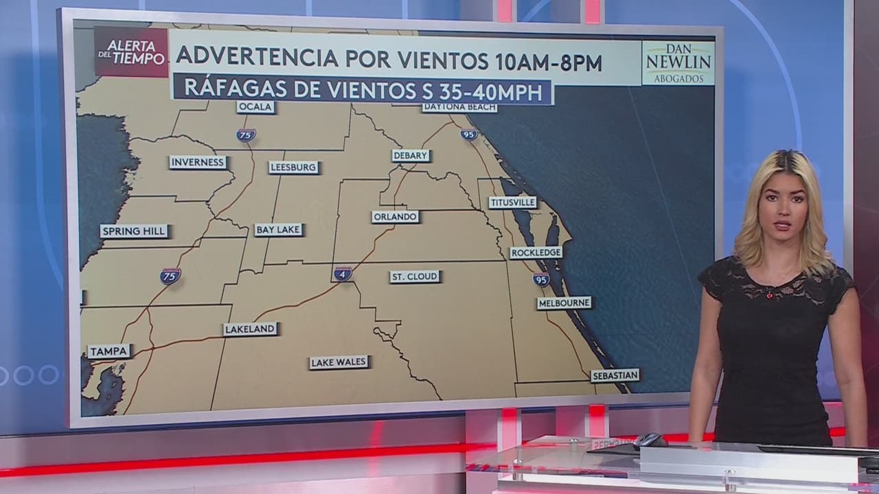 Alerta meteorológica en Florida Central: Tormentas severas y vientos intensos en camino