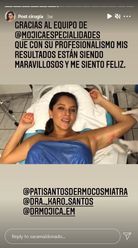 Pérez Mojica señaló que 
<b>Sara tuvo que prepararse física y psicológicamente</b> para la cirugía, pues le advirtió de las dolencias y la lenta recuperación que sería la lipoescultura para que se reflejaran los resultados.
<br>