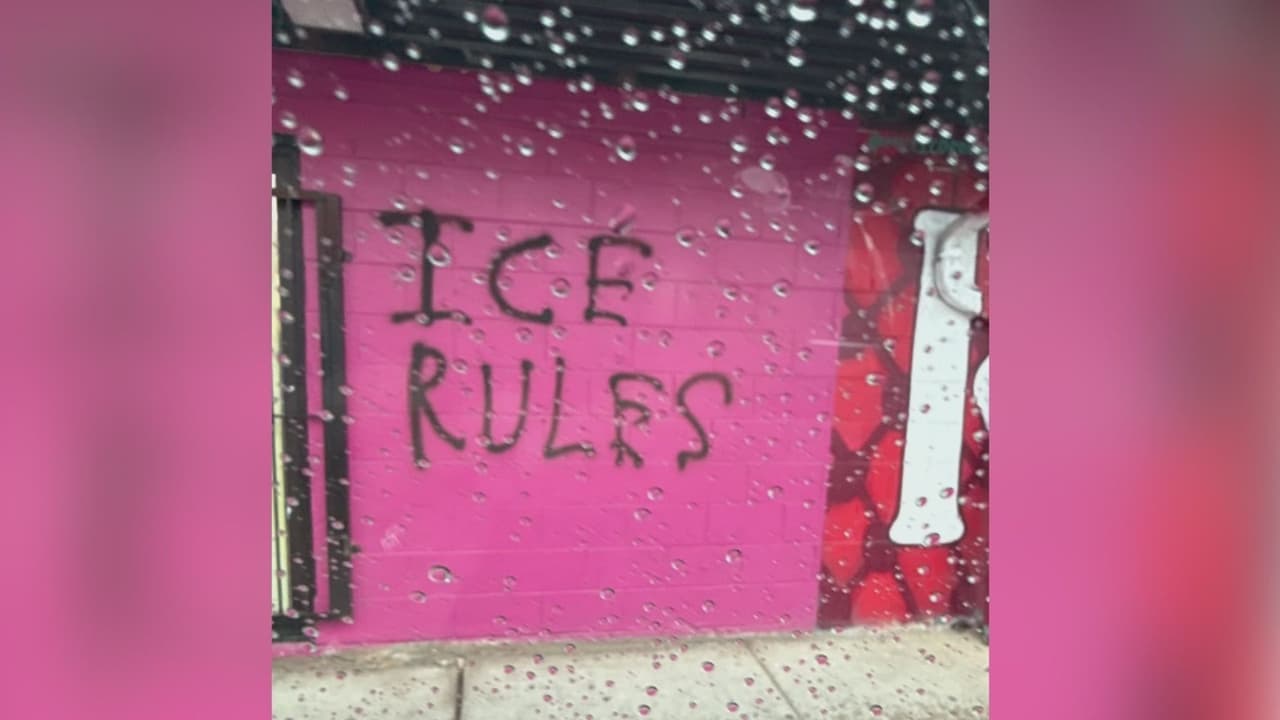 Múltiples edificios de La Villita son pintados con esvásticas: piden que se investigue como crimen de odio