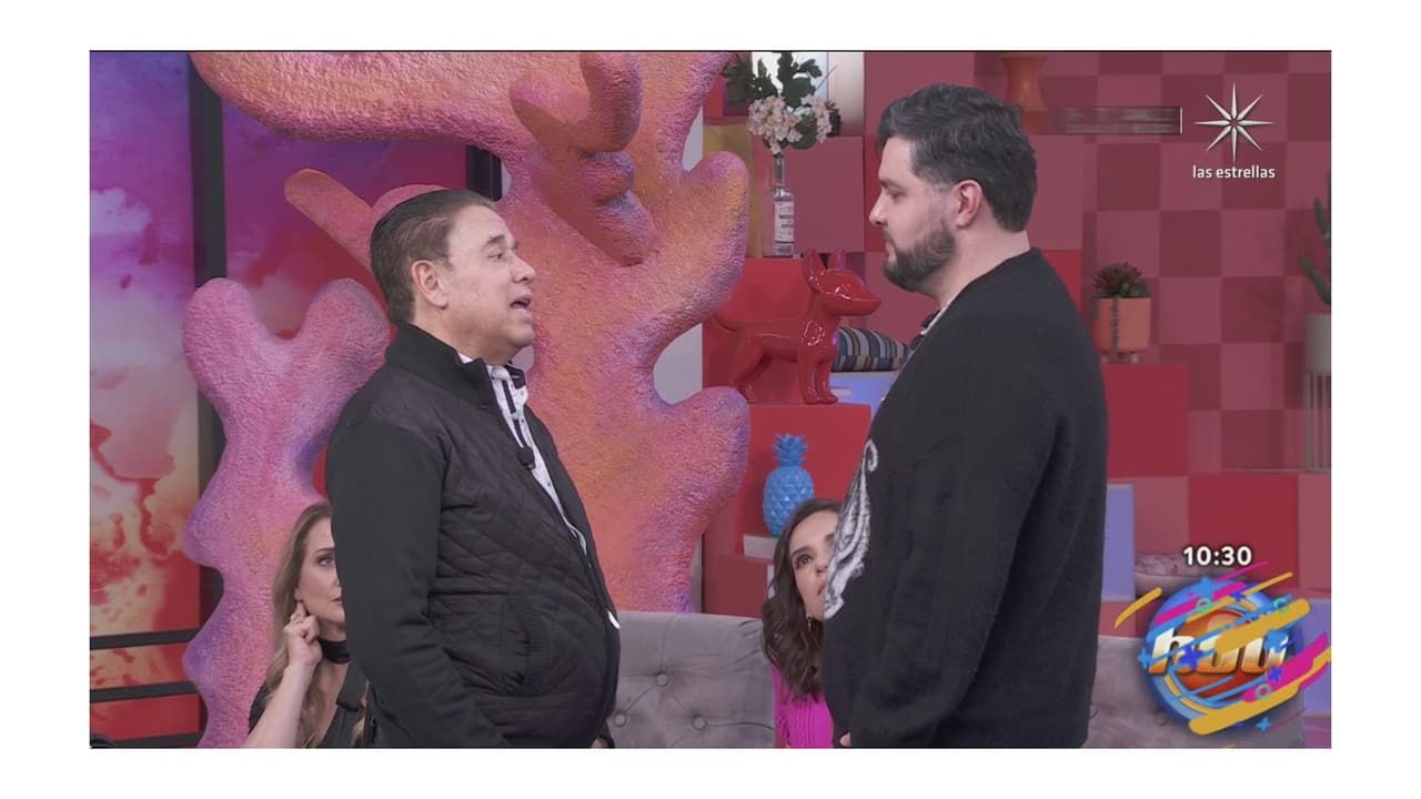 Mario Bezares y Paul Stanley frente a frente en el programa Hoy.