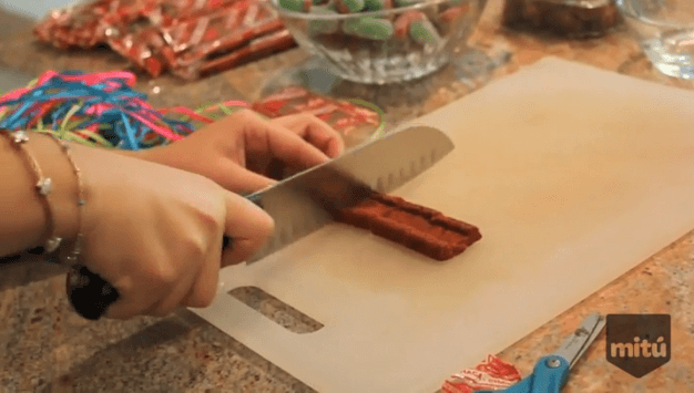 Brochetas de chile para un souvenir express
