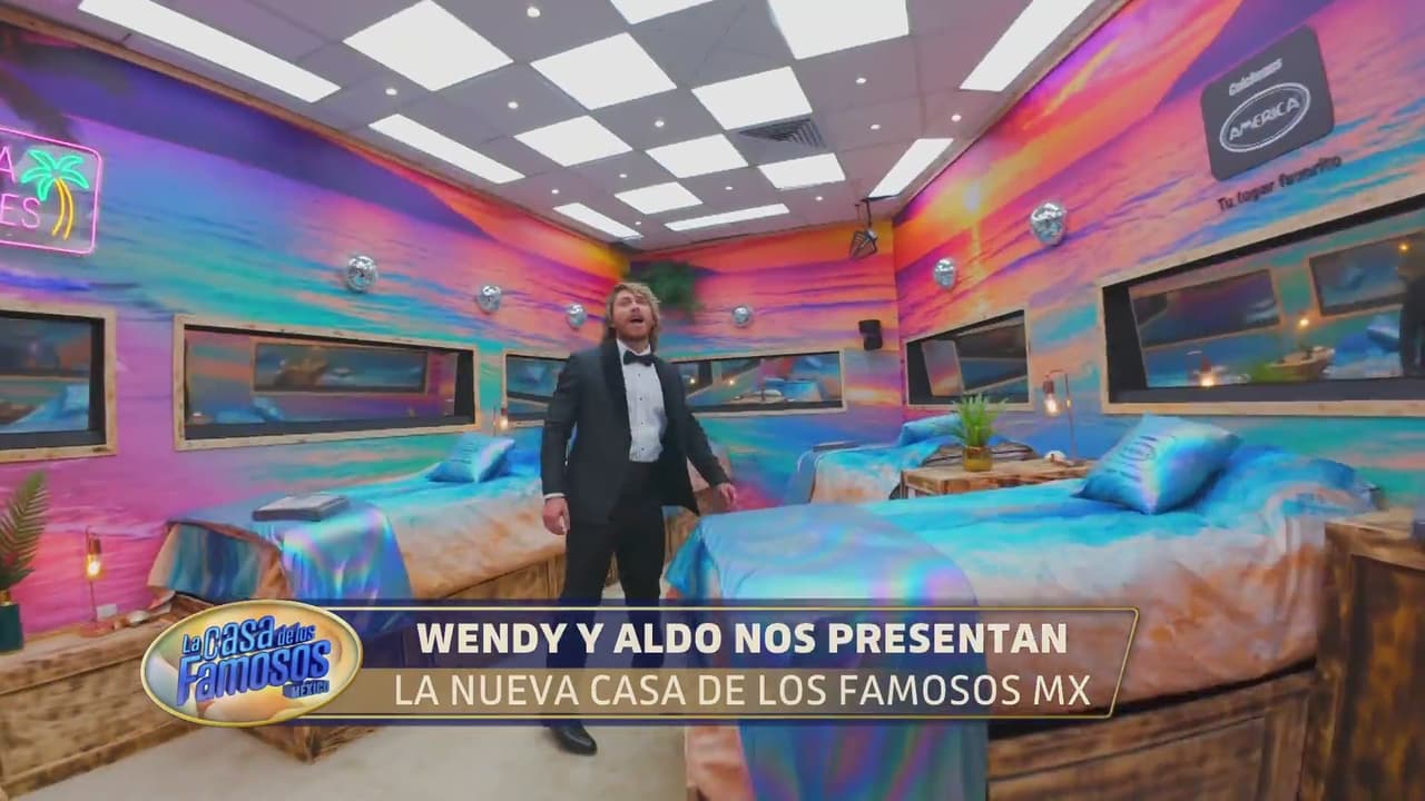 De Nigris dio un vistazo de lo colorida que está el cuarto Ibiza.