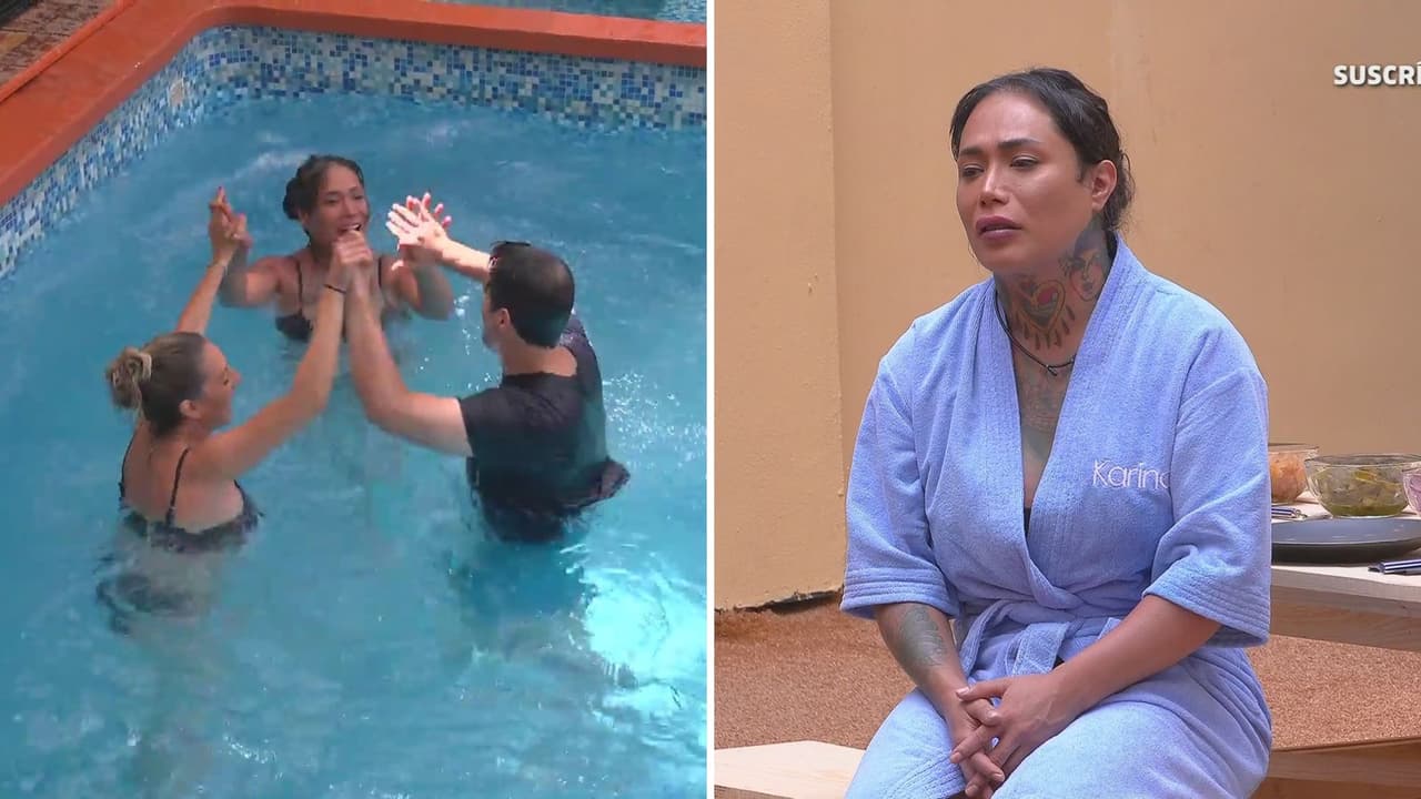 Karina Torres revela por qué no podía meterse a la alberca a horas de la gran final de La Casa de los Famosos México