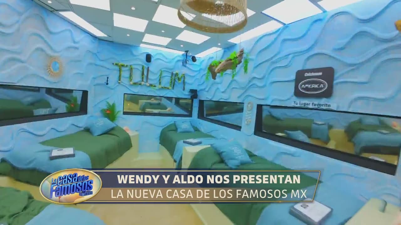 Los campeones también mostraron cómo lucen los cuartos como este que es Tulum.